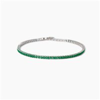 Bracciale Mabina Uomo TENNIS CLUB in Argento Smeraldo sintetico 534018 - 534018